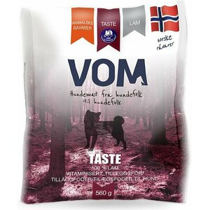 Vom Og Hundemat Vom Taste Lammas pulla 15x560g, yhteensä 8,4kg, ennakkotilaus